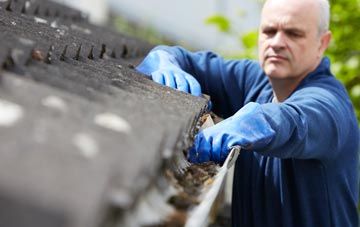 cleaning and inspecting Llanafan Fawr roofs